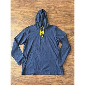 Michigan Jumpman  On-Field Hooded Long Sleeve Shirt Size Medium